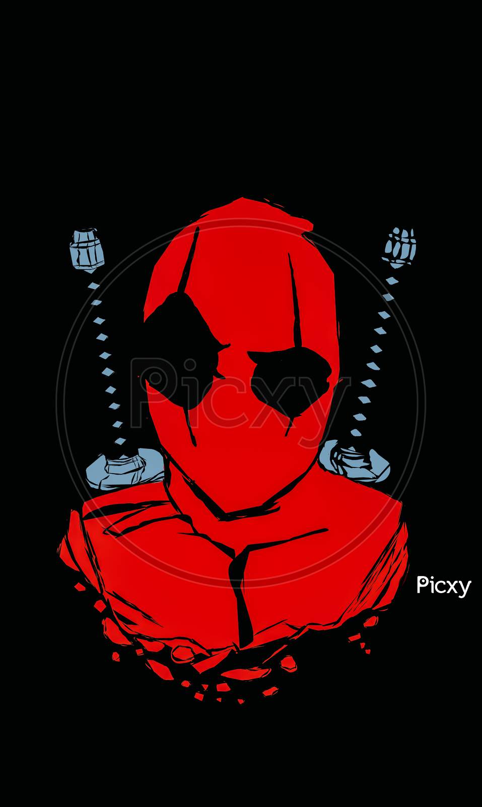 graphic designing of Deadpool