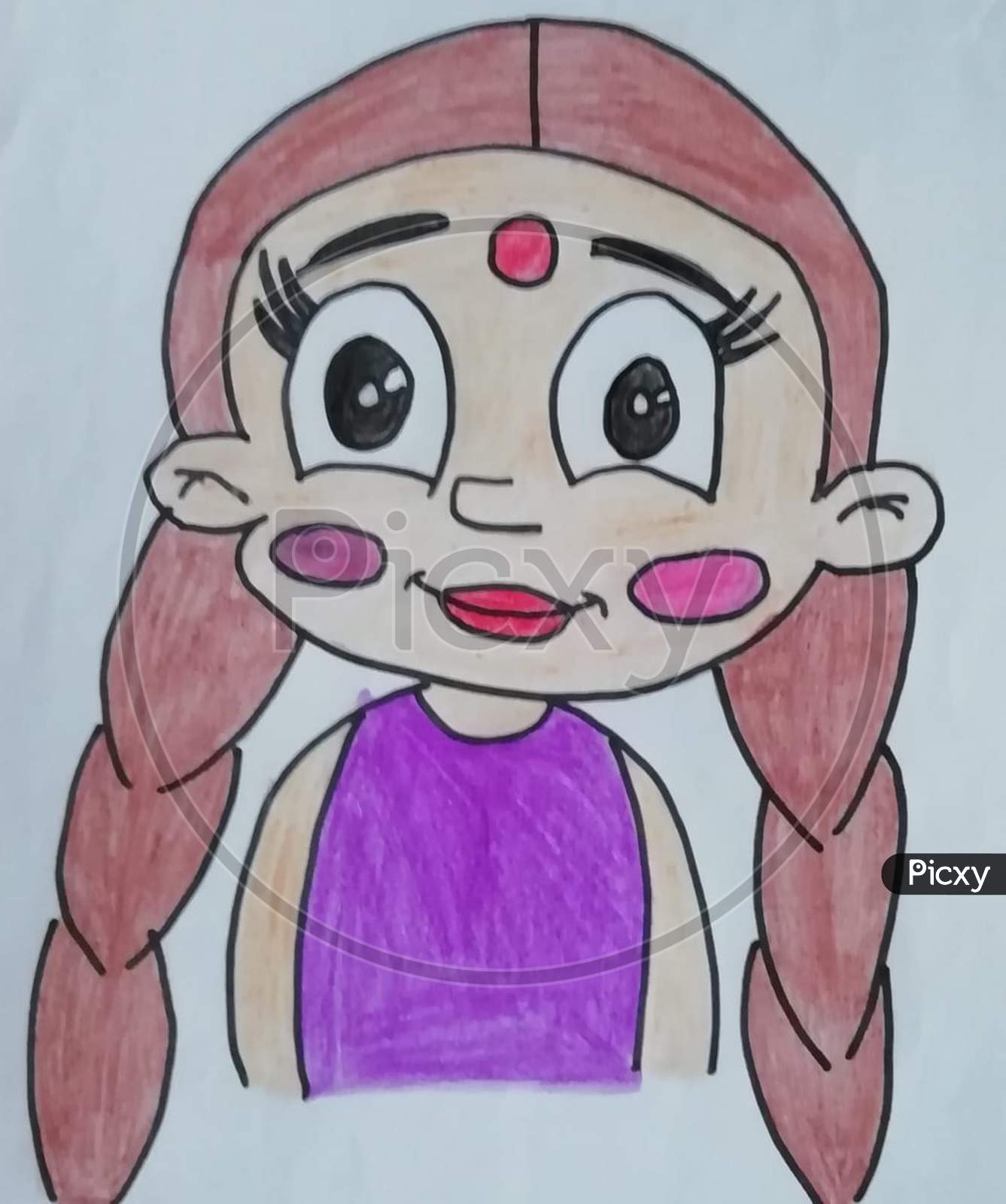Chutki Confused Coloring Page for Kids - Free Chhota Bheem Printable  Coloring Pages Online for Kids - ColoringPages101.com | Coloring Pages for  Kids
