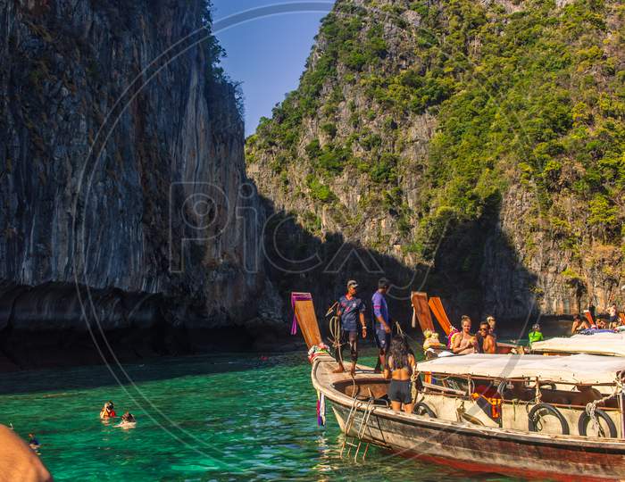 Traditional Long Tail Boat Trip, Crystal Blue Water