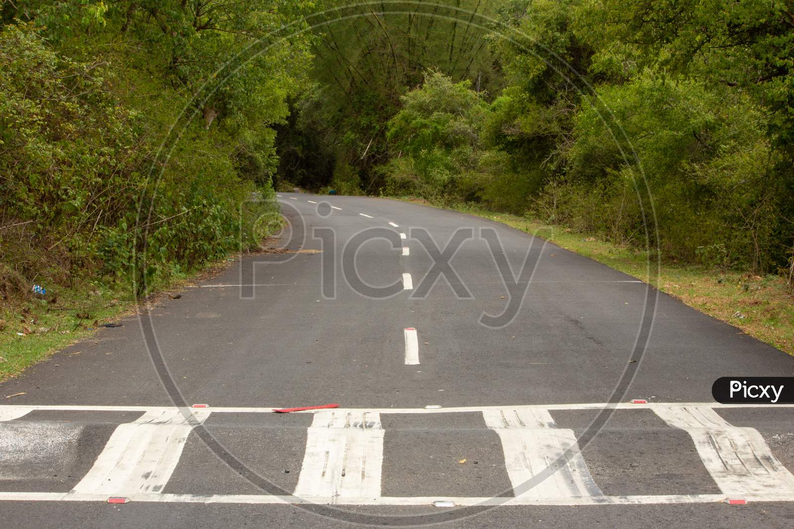 Image Of Beautiful Ghat Road Along The Mountain Range Of Talamalai 