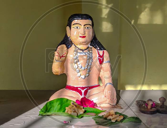 A figurine of an Indian deitee.