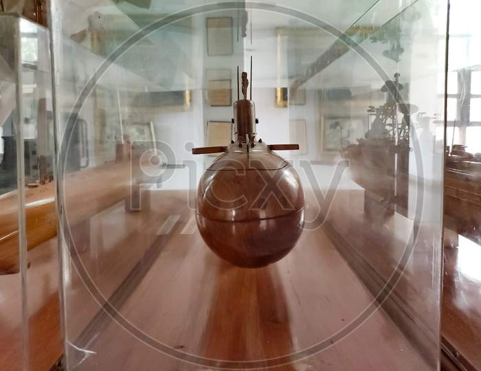 A battleship made by wood,ludhiana,india on 2019:Maharaja Ranjit Singh War Museum established 1999