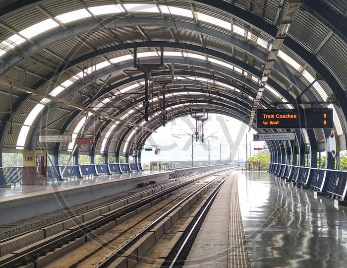 Delhi metro station
