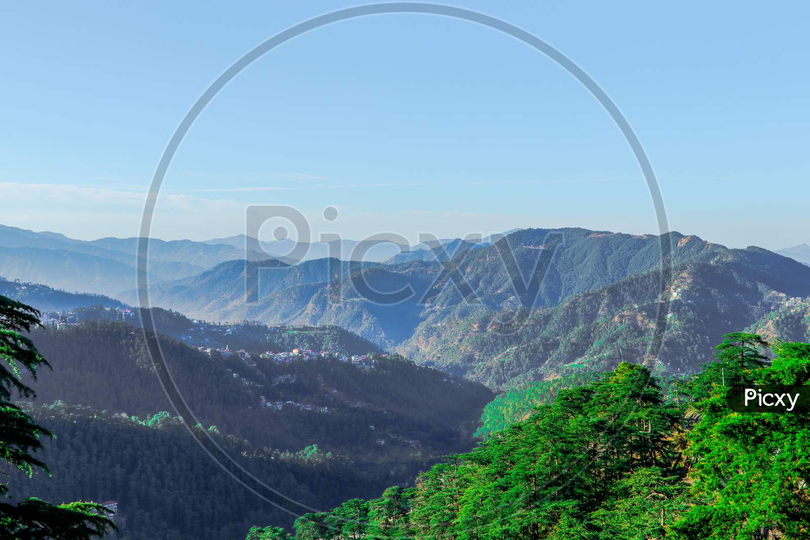 Natural Beauty of layer's (Himalayan range)
