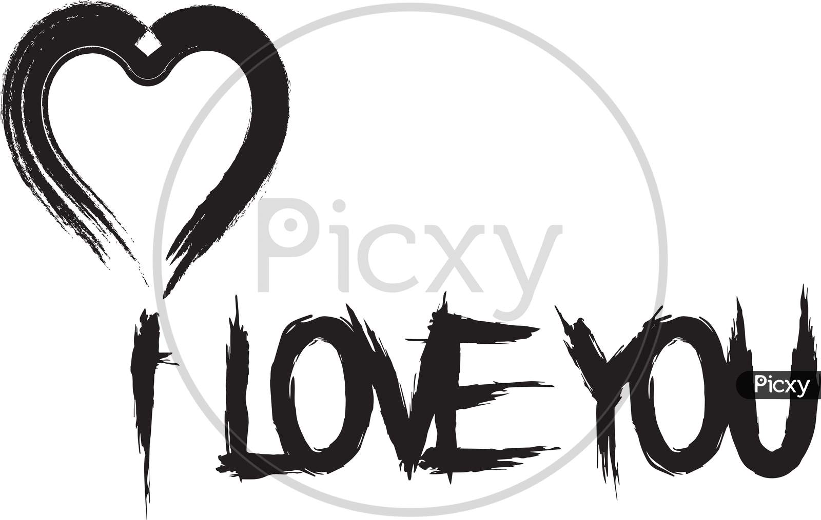 i love you images black and white