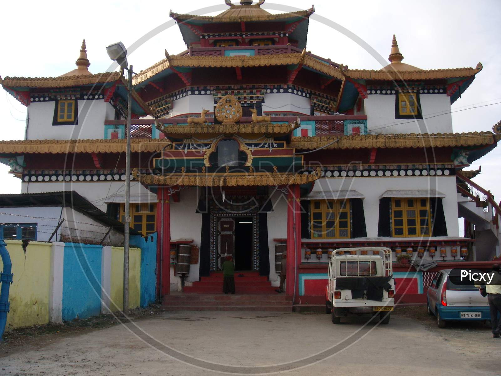 a view of Zang Dhok Palri Phodang in Kalimpong