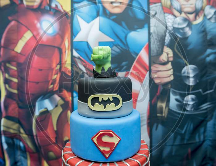 Superhero Themed Kids Birthday Party.