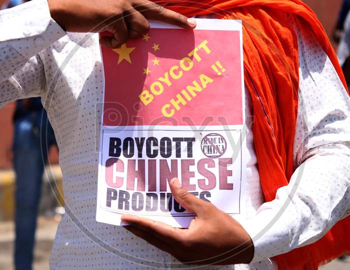 Indian People Protest Against China On Indo-China Clash At Galwan Valley In Ladakh, In Ajmer, Rajasthan, India On June 17, 2020.