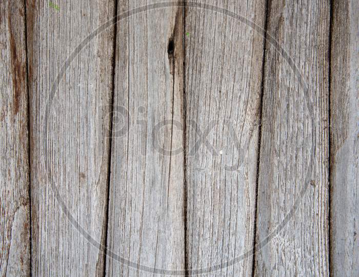Old Brown Wood Plank Texture Background. Material And Nature Concept.