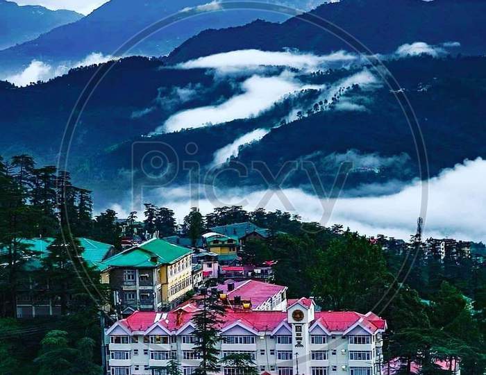 Mountain View in Shimla