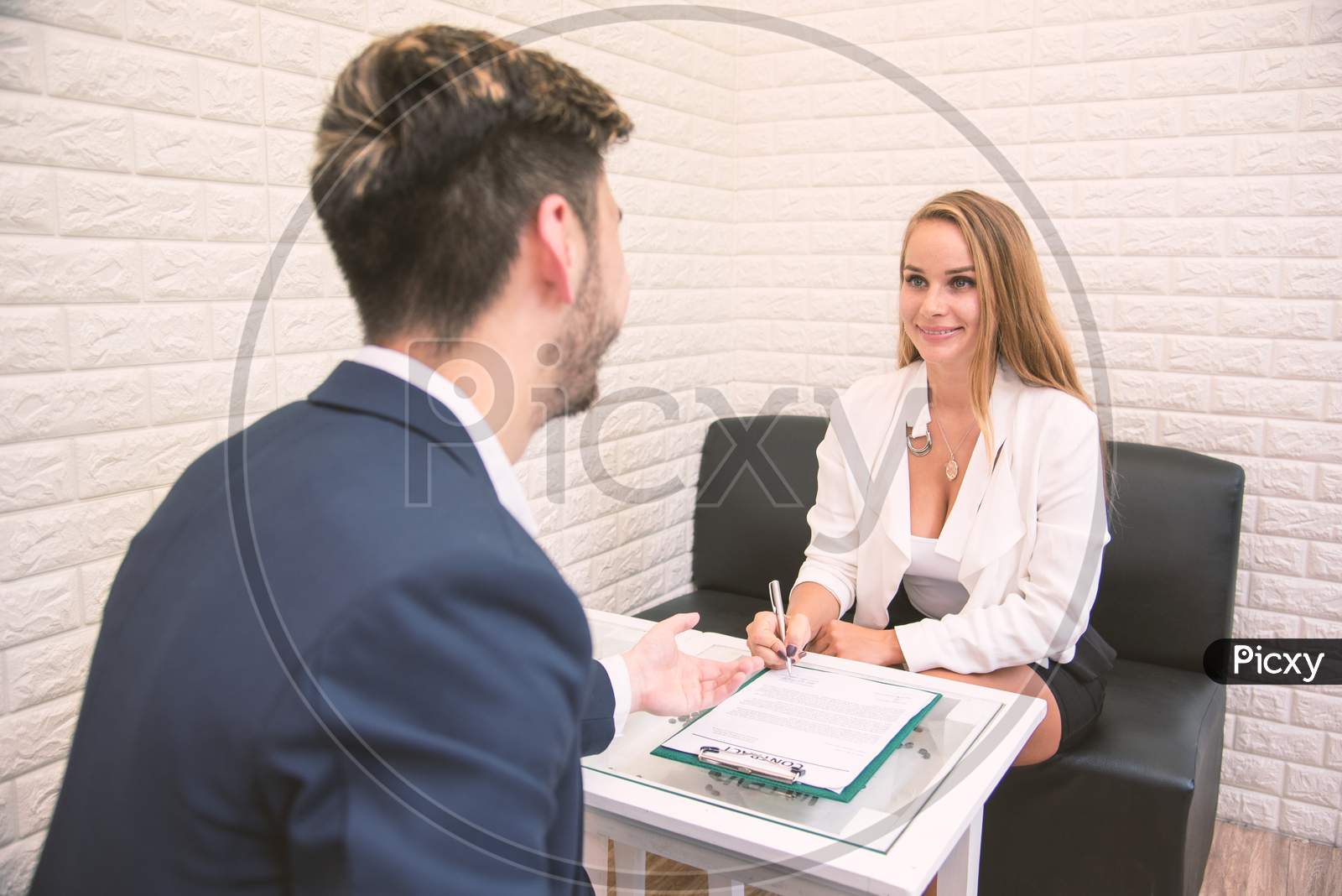Business Employer Offering Work To New Employee Extend Agreement For Signing To Successful Applicant, Hiring New Staff Concept, Assignment, Job Placement, Terms Of Employment, Vacancy And Getting Job