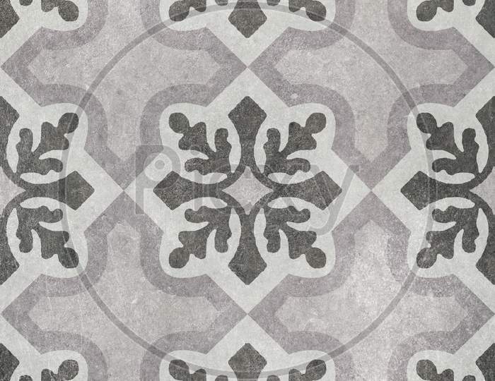 Flower Shape Pattern Stone Mosaic Floor And Wall Decor Tile.