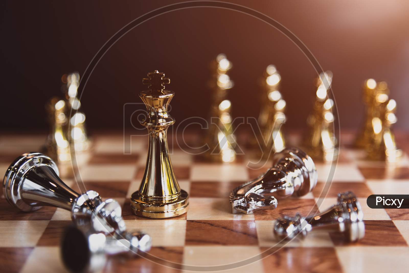 Image Chess Game Business Competition Strategy Leadership Success