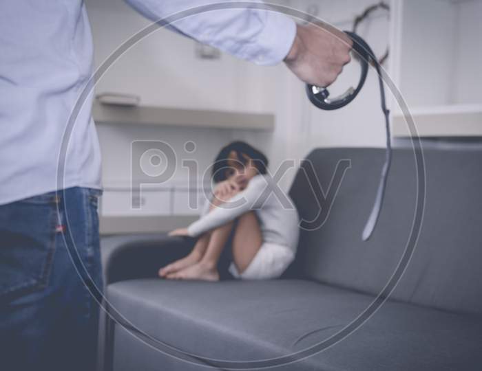 The Girl Is Going To Be Punished By Her Parents