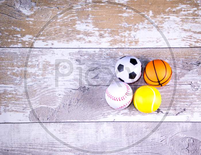 Four Sports Balls