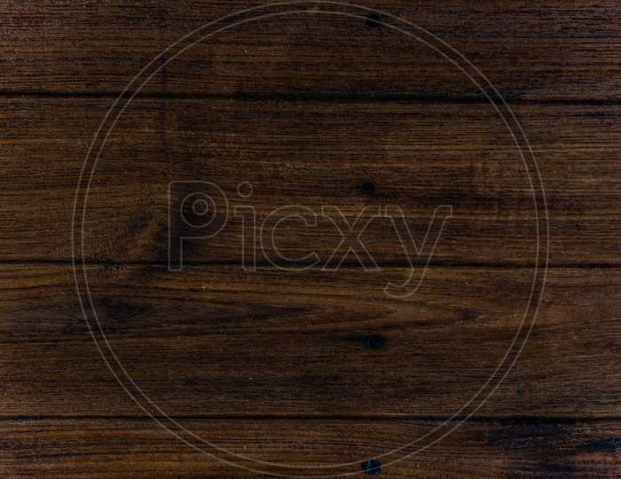 Brown Wood Board Background. Wallpaper And Background Concept.