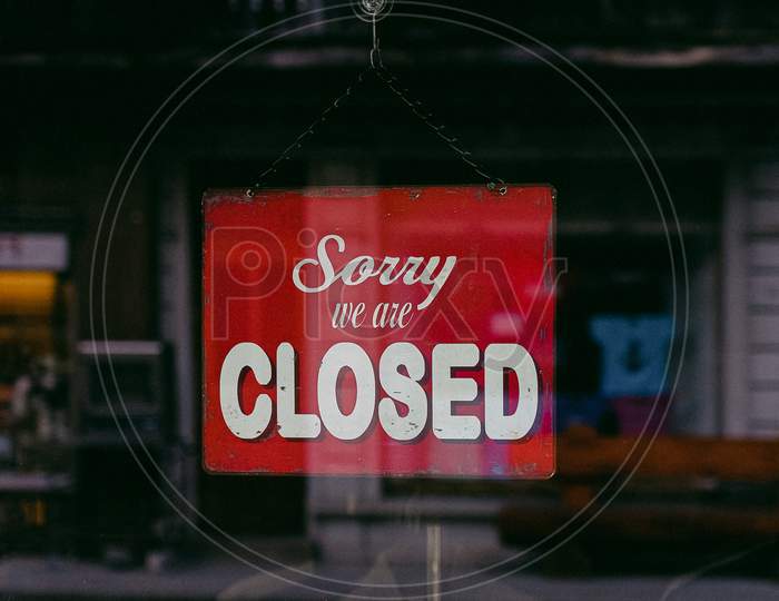 Store are closed in lock down
