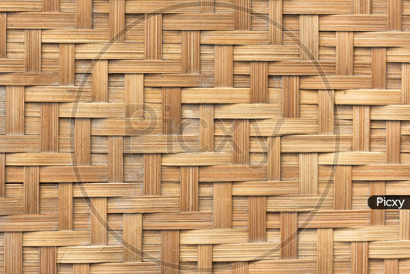 Bamboo Basket Weave Pattern  Texture Background. Background And Texture Concept