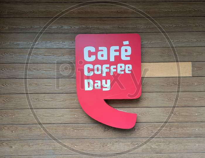 Image of The Famous Cafe Coffee Day shop with its Iconic brand at ...