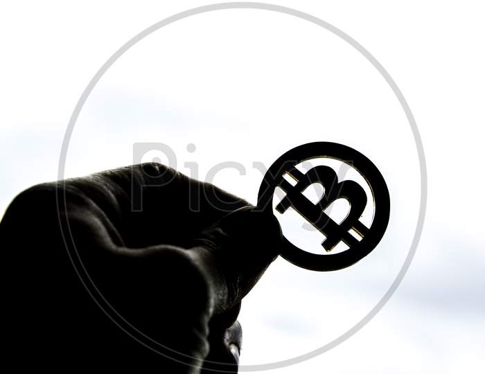 Bitcoin Silhouette