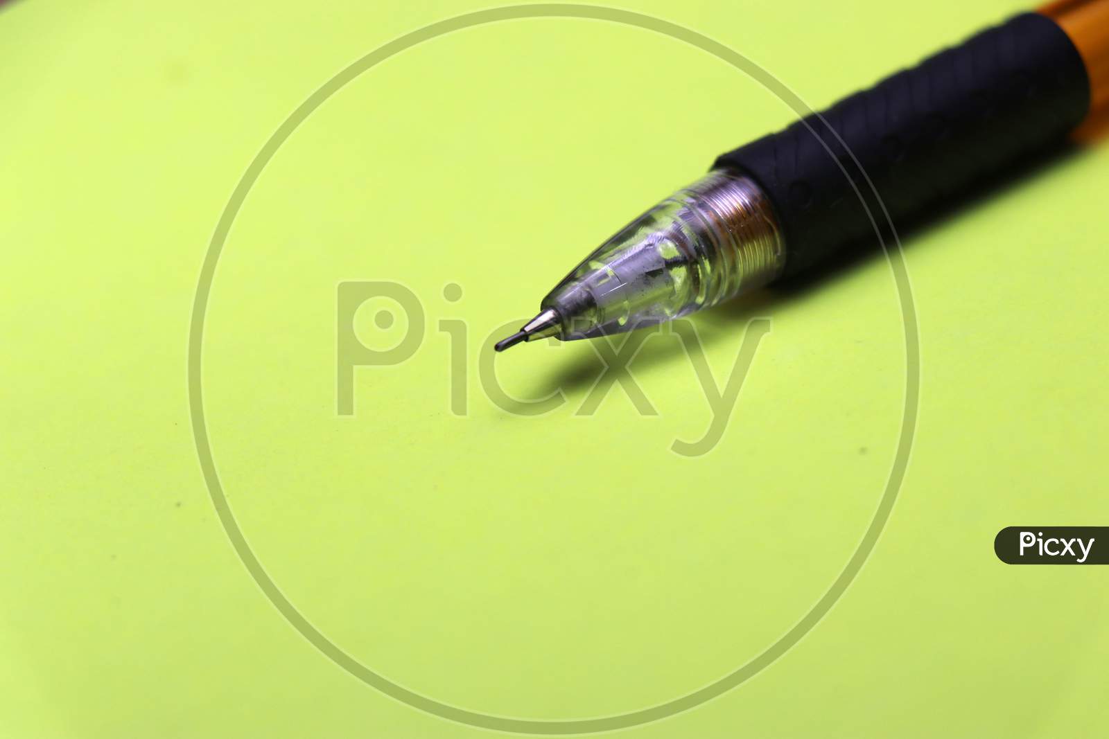 Macro Shot Of Mechanical Pencil Also Called As Lead Pencil Tip Part