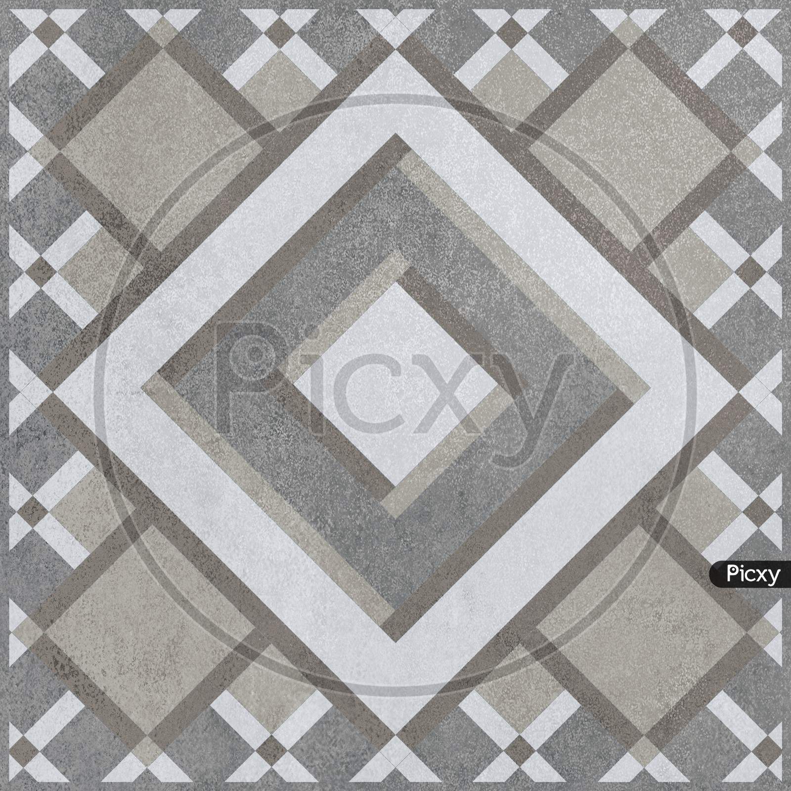 Marble Geometric Pattern Floor And Wall Decor Mosaic Tile.