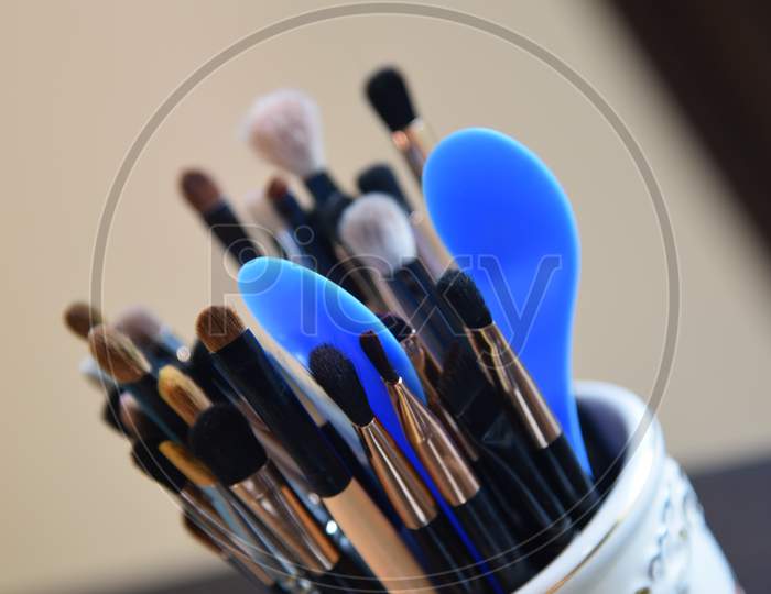 All types of Makeup brushes