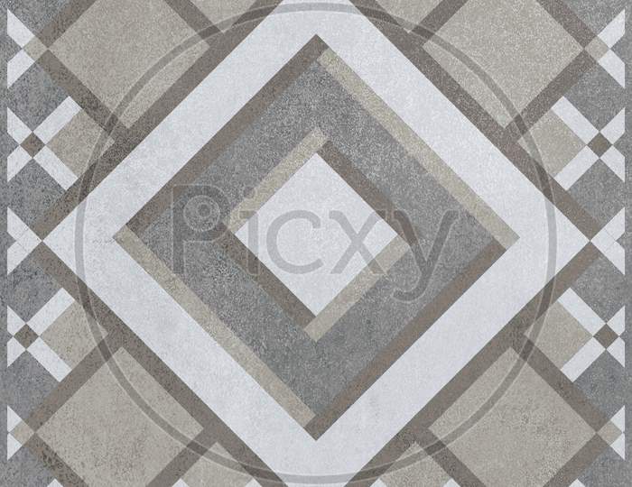 Marble Geometric Pattern Floor And Wall Decor Mosaic Tile.