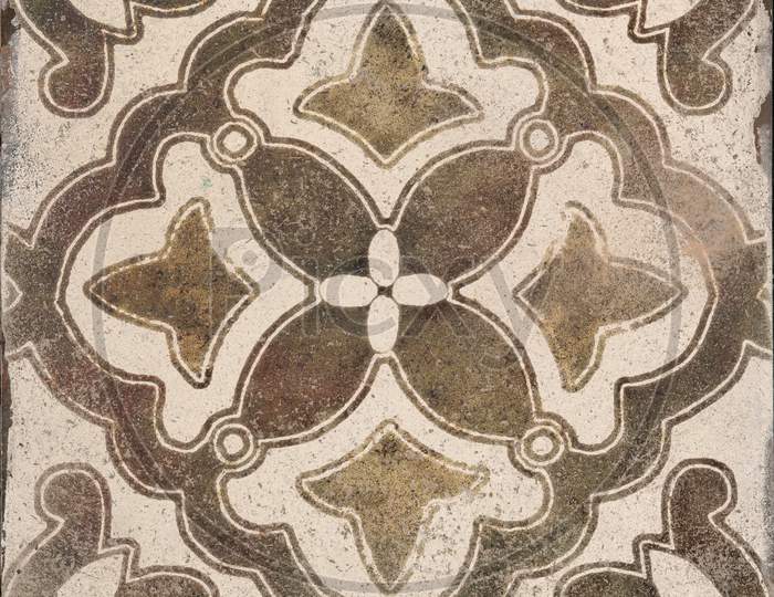 Gorgeous Seamless Pattern Portuguese Azulejo Tiles.