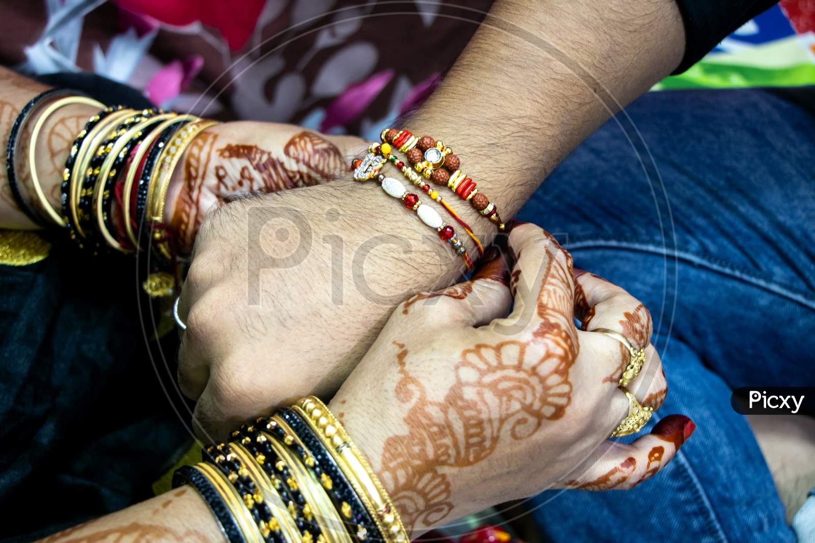 Image Of Rakshabandhan Celebrated In India As A Festival Denoting Brother Sister Love And