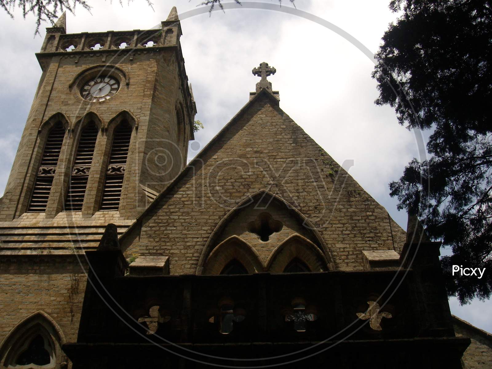 view of a church in Kasauli