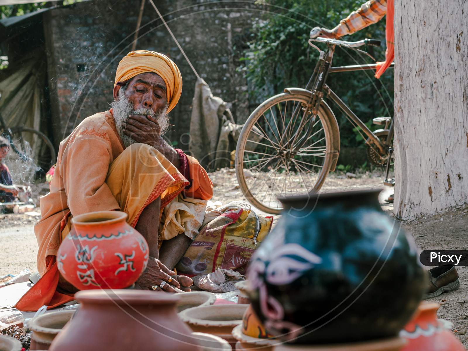 indian monk sadhu