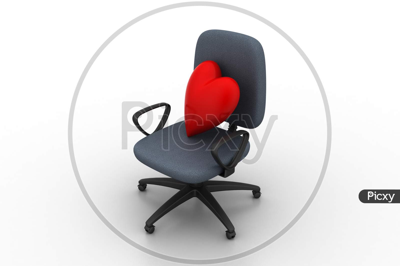 Heart Sign In Chair