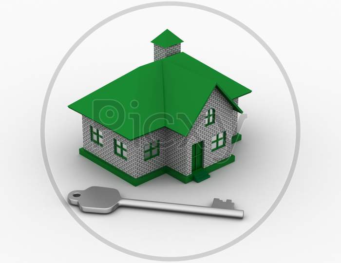 3D Home  With Key