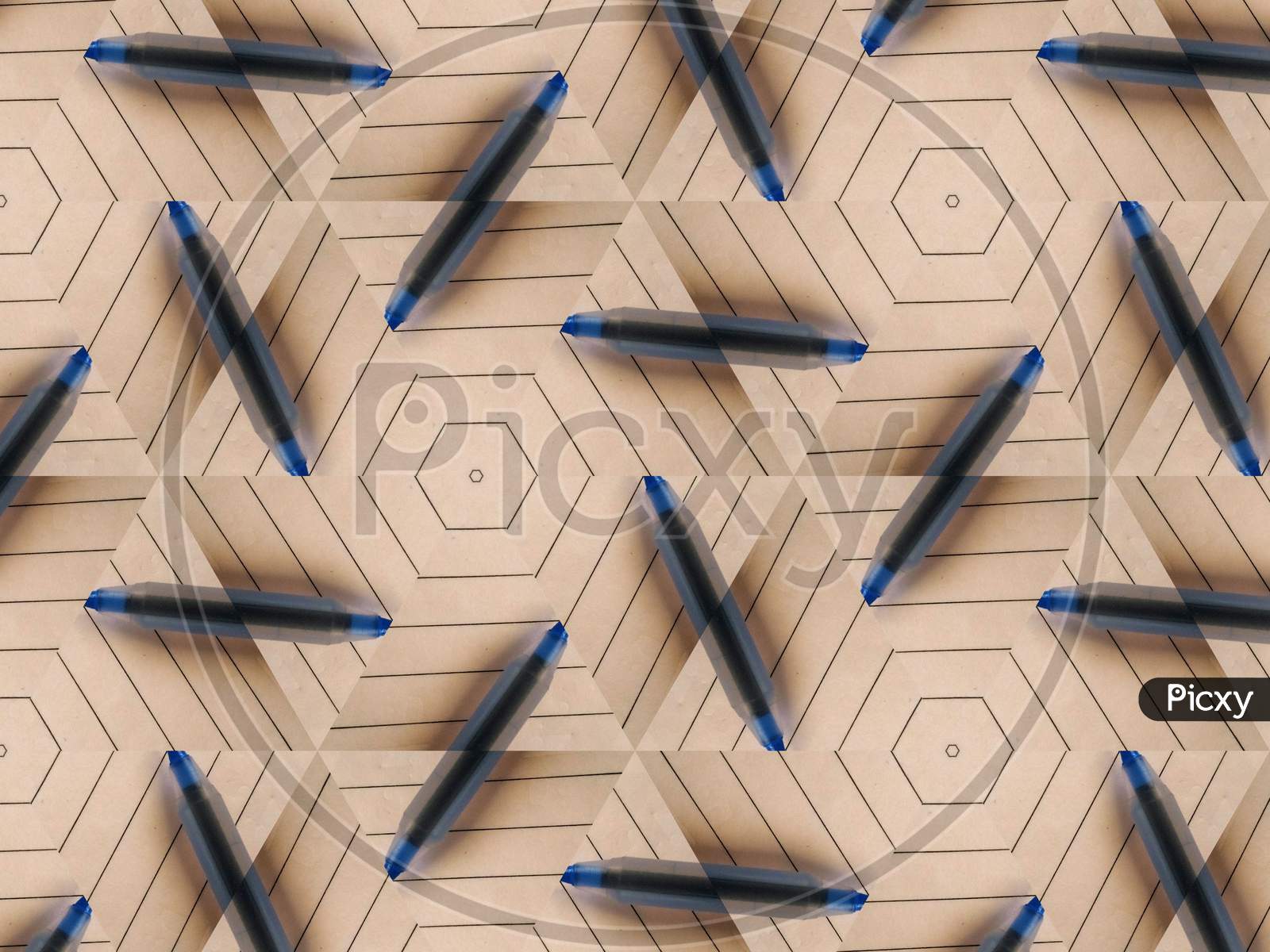 Pen-paper pattern design.