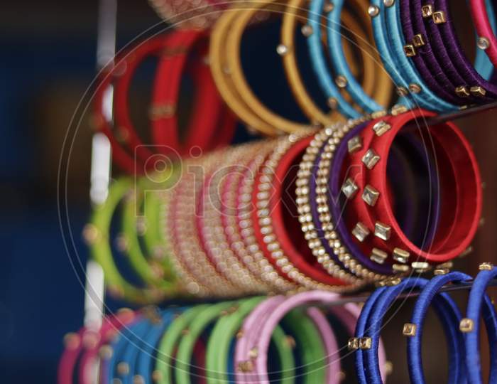 Indian Traditional New Look Of Handmade Thread Bangles