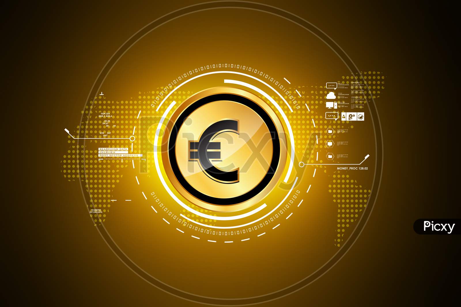 A Euro Currency Coin
