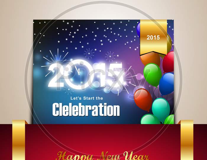 Happy New Year 2015 Celebration Concept