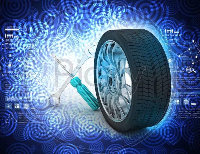 3D Tires Replacement Concept