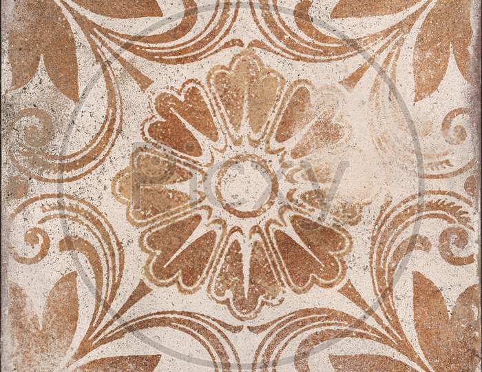 Portuguese Azulejo Moroccan Patterns Decor Mosaic Traditional Ceramic Tile.