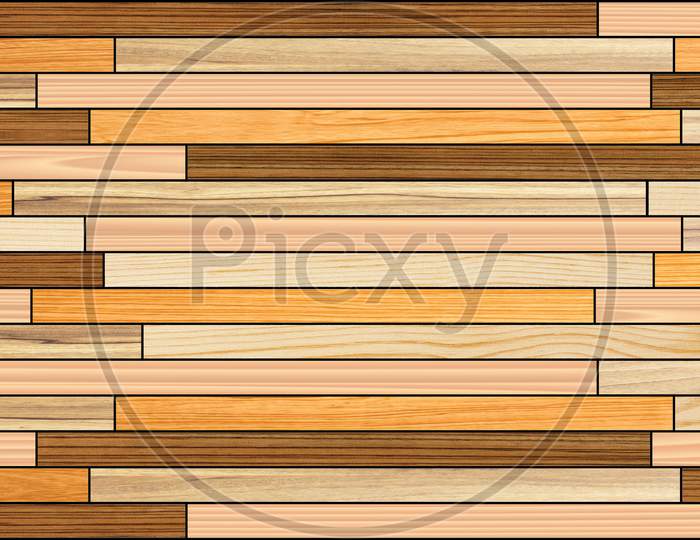 Wood Plank Wall Decor Background Texture.