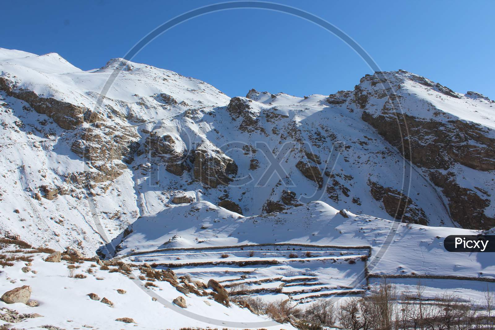 Spiti In Northern Part Of India Beautiful And Known For Its High Mountain Village And Monastery