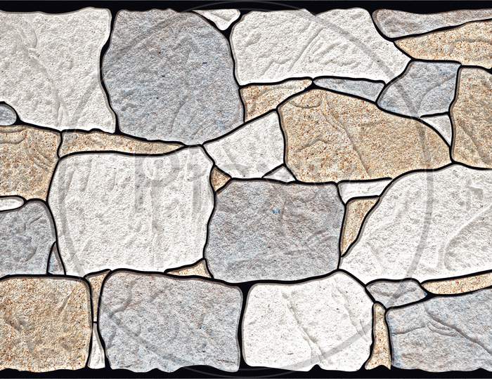 Stone Wall Decor Background Texture.