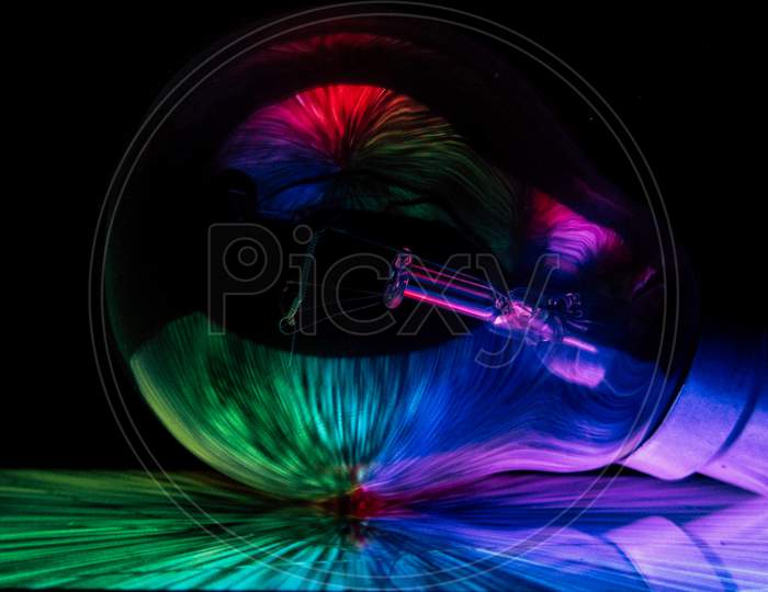abstract photo of a bulb