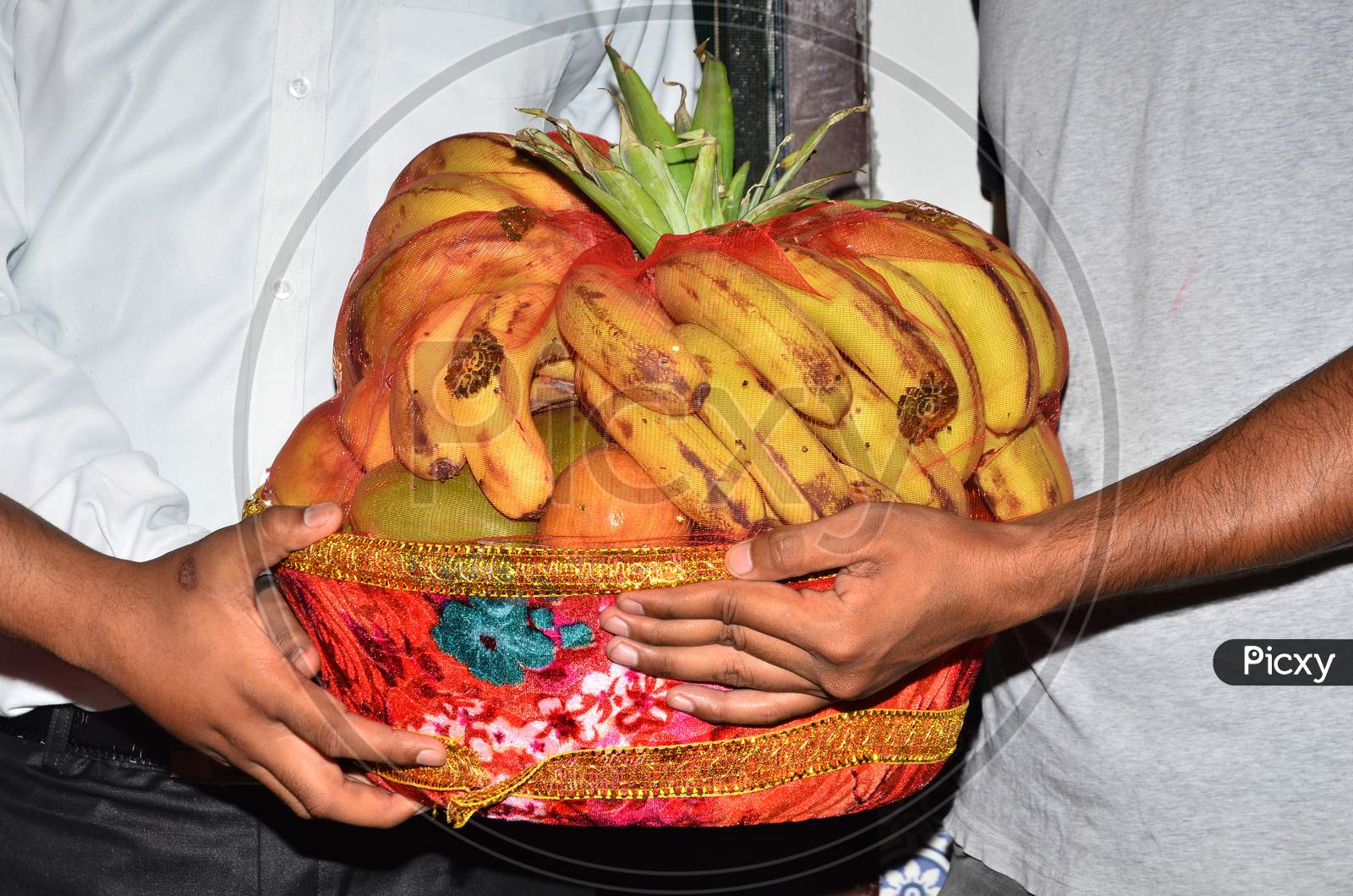 Fruit Basket for Bride in Traditional Wedding India