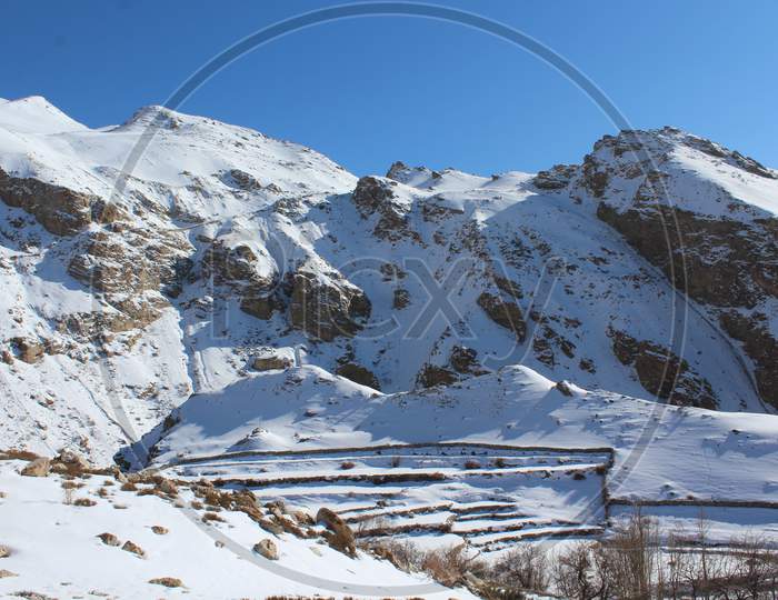 Spiti In Northern Part Of India Beautiful And Known For Its High Mountain Village And Monastery