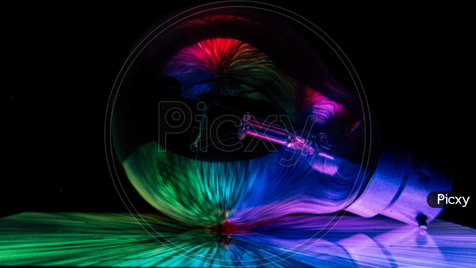 abstract photo of a bulb