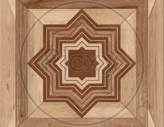 Wooden Pattern Floor And Wall Decorative Mosaic Tile.