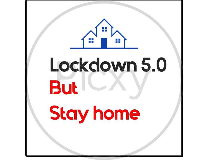 New illustration of a Lockdown slogan.