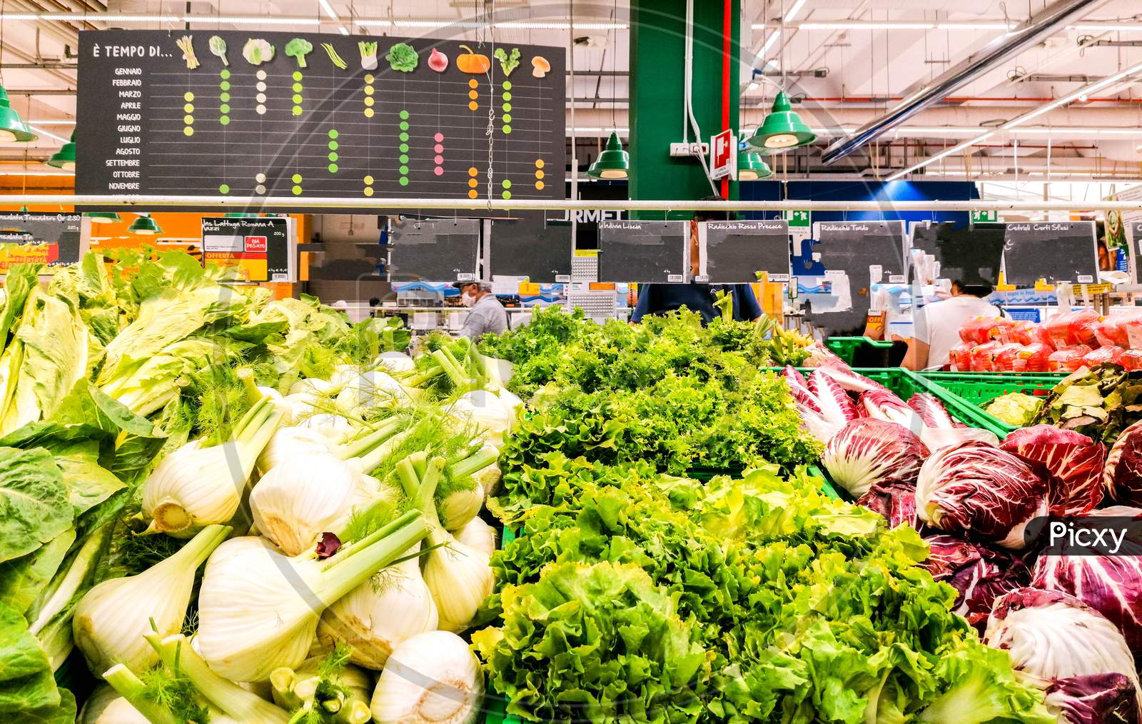 Supermarket Vegetable Pile